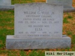 William G Yule, Jr