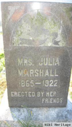 Mrs Julia Marshall