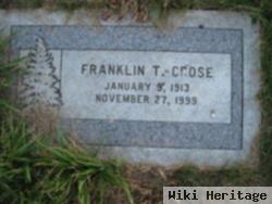 Franklin T Crose