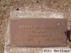 Henry Ben Debose