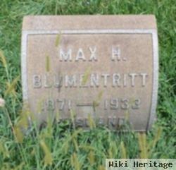 Max H Blumentritt