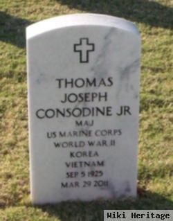 Maj Thomas J. "tom" Consodine, Jr