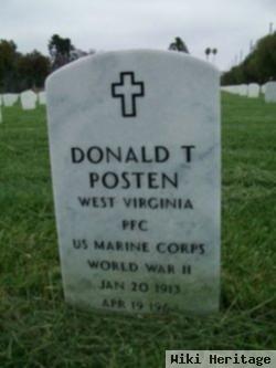 Pfc Donald T Posten