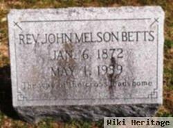 Rev John Melson Betts