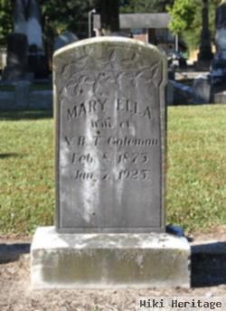 Mary Ella Clements Coleman