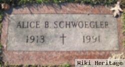 Alice B Brady Schwoegler