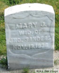 Mary Jane Mayhall Sanders