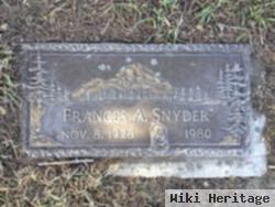 Frances A. Snyder