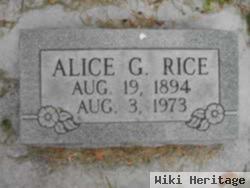 Alice G. Rice