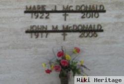 John M Mcdonald
