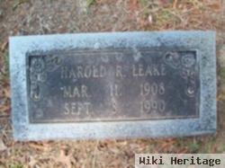 Harold R Leake