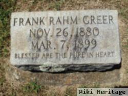 Frank Rahm Greer