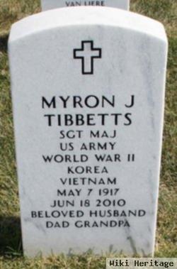 Myron J Tibbetts