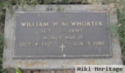 William W "dub" Mcwhorter