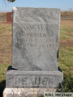 Leslie Lloyd Peaden