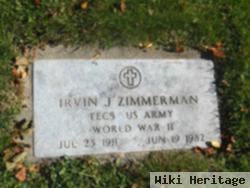 Irvin J Zimmerman