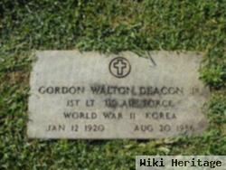 Lieut Gordin Walton Deacon, Jr