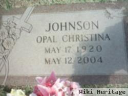 Opal Christina Burnham Johnson