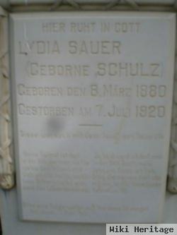 Lydia Schulz Sauer