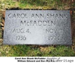 Carol Ann Shank Mcfadden