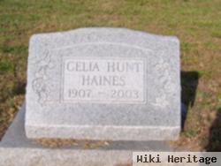 Celia A Hunt Haines