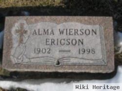 Alma Elizabeth Wierson Ericson