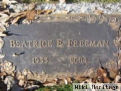 Beatrice E Freeman