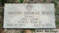 Milton George Wied