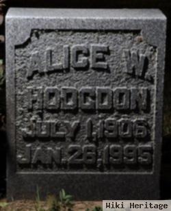 Alice E. White Hodgdon