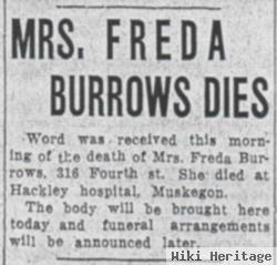 Freda Marie Sharpe Burrows