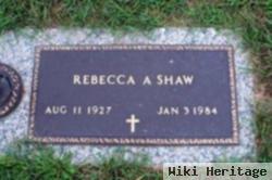 Rebecca A. Shaw