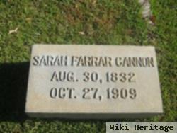 Sarah Farrar Cannon