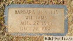 Barbara Francis Williams