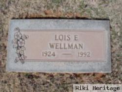 Lois E Wellman