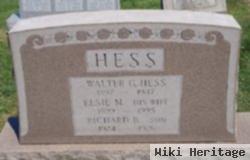 Walter G Hess