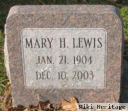 Mary H Lewis