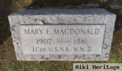 Mary E Macdonald