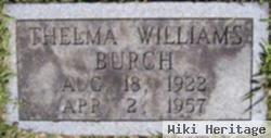 Thelma Williams Burch