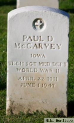 Paul D Mcgarvey