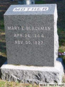 Mary E. Lane Blackman