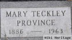 Mary Teckley Province