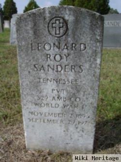 Leonard Roy Sanders