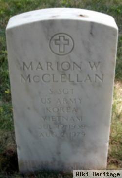 Marion W Mcclellan