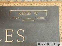 Reese Wilson "r.w." Bowles