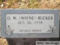 O W Wayne Rucker