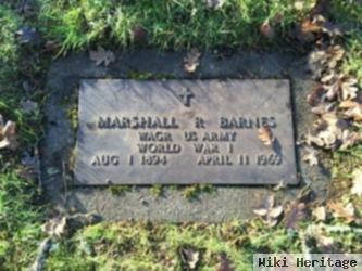 Marshall R Barnes