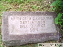 Arthur H Langhoff