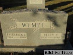 Betty P Wempe