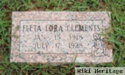 Fleta Lora Clements