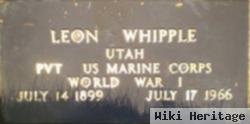 Pvt Leon Whipple